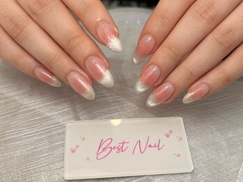 Best Nail 銀座店【ワンホンネイル・スカルプ・パラジェル・上品ジェルネイル】/チークマグネットネイル