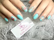 モアグラム 池袋東口店(More Glam)/春/フラワーネイル/桜ネイル