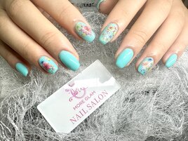 春/フラワーネイル/桜ネイル