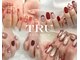 トゥルー ネイル アンド アイ 浦和店(TRU NAIL & EYE)の写真/ボルドーネイルで可愛く！チェックとマグネットのデザインで作る可愛い指先♪