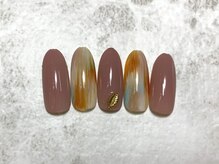 ネイルサロン ウノ 湘南平塚(UNO)/タイダイ柄風nail