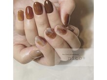 ニコ(nico+)/ブラウングラデーション