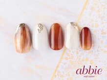 ネイルサロン アビー 宮益坂店(abbie)/ニュアンス大理石◇￥13860