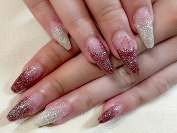 ラビング(Loving)/ラメグラデーションスカルプ