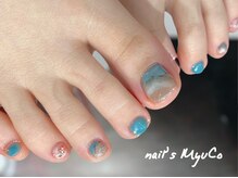 ネイルズミューコ(nail's MyuCo)/サンディビーチ　海フットネイル
