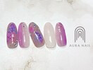 あじさいネイル◎縦グラデ