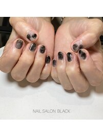 ブラックマーブルネイル★