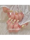 イニシャル付き推し活ネイル◎