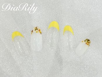 ディアリリー(Dia Rily)/押し花イエローフレンチ