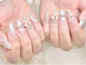 ナイスネイル 大和店(NICE NAIL)の写真/【全メニューオフ込み価格★パラジェル取扱】大人気の持ち込みデザインコースがオフ込み￥5,990[大和]