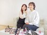 【2人割】垢抜けメイクレッスン(似合うチークカラーアドバイス付)￥19000/人