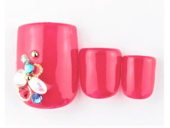 ネイルサロン ブランアンジュ(Blanc Ange)/フットジェルAアート