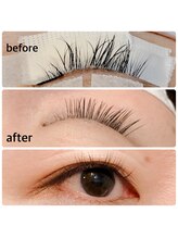 ビビデバビデ(Vivide Vavide)/【まつエク】垂れ目風デザイン