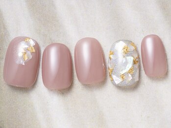 アイネイルズ 天神今泉店(I-nails)/【akane.e】マーメイドピンク