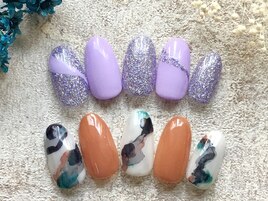 ラメニュアンス×もやもやink