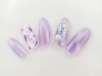ビーケア 自由が丘店(B.care)/お花ネイル¥6480