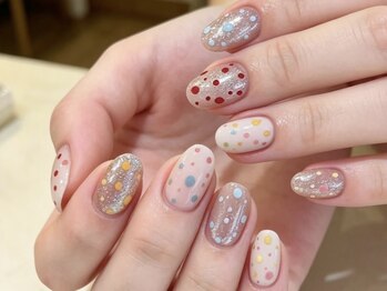 ドットデザインネイル