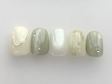 アイネイルズ 池袋店(I-nails)/グリーンニュアンス