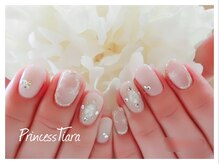 グランチュール(Grantulle)/タイダイ柄ネイル