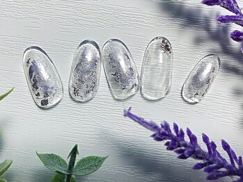 イリゼネイル(iRise nail)/ホイルクリアネイル（ピンク）　