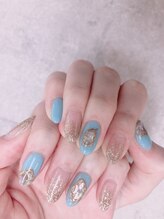 ネイルサロンファストネイルプラス 新宿店(FAST NAIL PLUS)/夏ネイル2021【ニュアンス】
