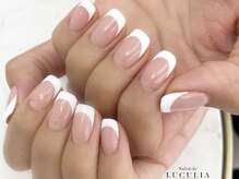 サロンドルクリア(Salon de LUCULIA)/#シンプルフレンチネイル