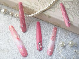 ☆ピンク×大理石☆