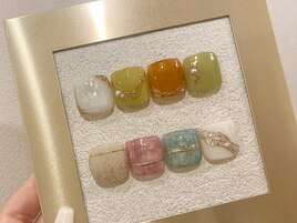 フット親指アートサンプル