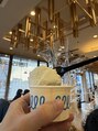 エクシアホワイトニング 北千住店 アイスも好きです!