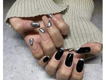 メタリック×ブラック