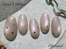 プラスネイル 北千住東口店(PLUS NAIL)/(3399)マグネット×ハートネイル