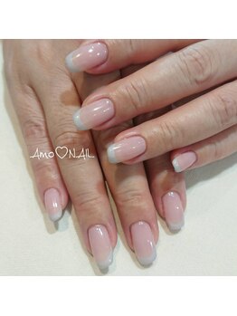 アモ ネイル(Amo NAIL)/フレンチネイル♪