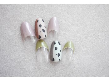 ネイルサロン ブリオン(Nail Salon Bullion)/ダルメシアン柄ネイル