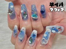ネイルマフィア 原宿(NAIL MAFIA)/チークネイル/ラメ/パーツ
