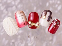 アイネイルズ 町田店(I nails)/ニット×チョコネイル11500円