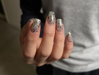 ヴィコ 堀江店(+vico)/個性派ラメワンカラー : Runa