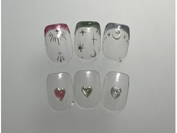 ユーネイルズ(U nails)/ALL手書きアート