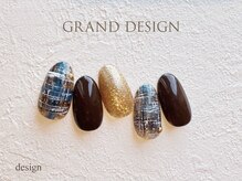 グランドデザイン 岐阜店(GRAND DESIGN)/ツイード&ラメNail