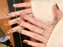 センシー ネイル スタジオ(Sensy Nail Studio)/マグネットワンカラー長さだし