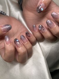くすみパープル