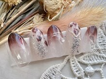 ネイルサロンアンドスクール ラフィーネ 池袋店/垢抜けレオパ◆¥7990