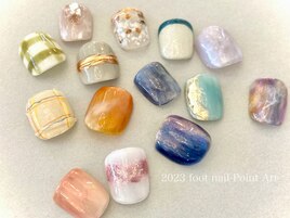 フットネイル　ポイントアート