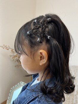 アンドミラ(&mira)/お子様ヘアセット☆