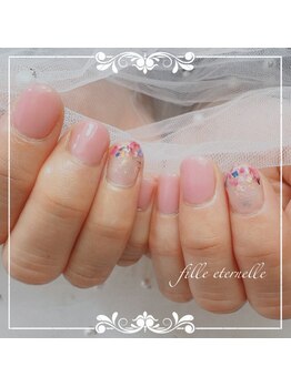 ドライフラワーネイル