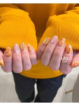 ウロネイルズ(ulo nails)/オレンジニュアンスネイル