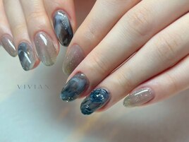 ニュアンス　ブルー