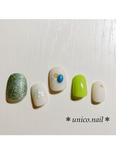アトリエネイルウニコ (atelier nail unico)/キラキラみどり