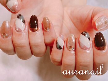 モチミィ(mochimy.)/*チェック柄ネイル*