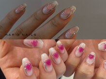 マリーネイルズ 青山店(MARIE NAILS)/☆12000円ハートチーク 1120c