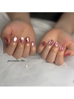 リンモチコミ(Rin)/【フィルイン】マグネットネイル